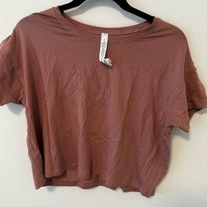 Lululemon Crop Mauve Top